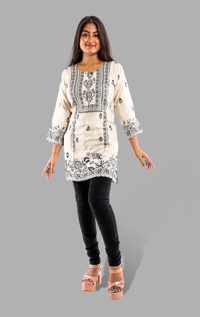 Cotton denim kurti FS31
